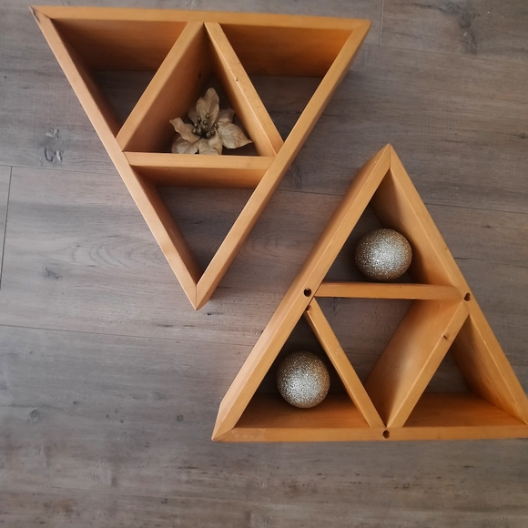 2 pieces wall decor wood 🪵 - Picture 2 of 5